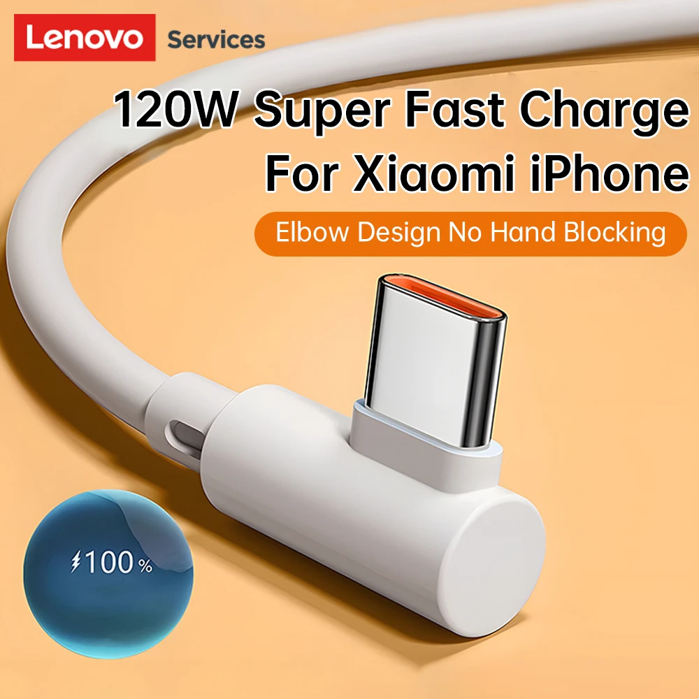 

Lenovo 120W Fast Charger for Xiaomi 17 15 Pro Ultra USB A To Type C Quick Charging Phone Cable for Redmi Note 12 Accessories