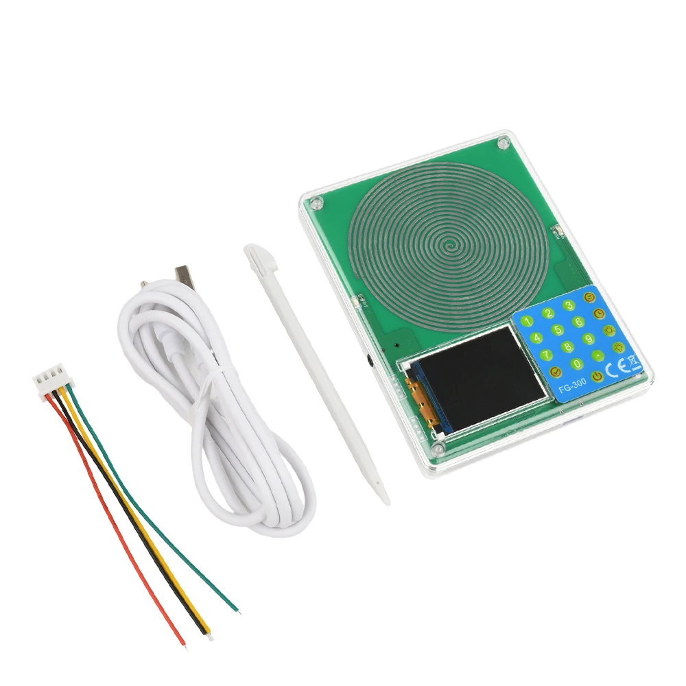FG300 DDS شومان موجة مولد 0.001 هرتز-200 كيلو هرتز قابل للتعديل وحدة شرط + مربع + مثلث + سن المنشار USB نوع C 5 فولت إشارة مولد