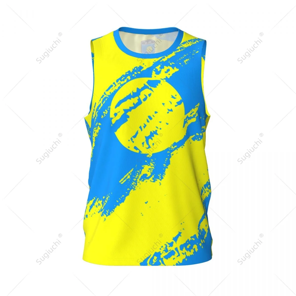 Men Basketball Sports Palau Flag Running Fitness Multifunction Jersey Sleeveless shirt Custom Name Nunber Exclusive