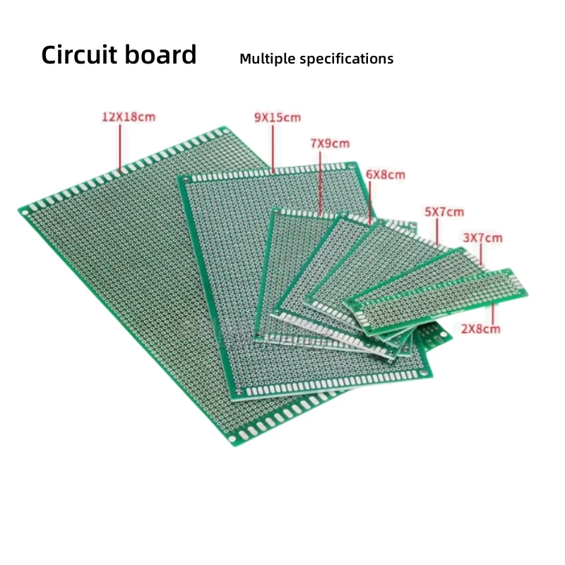 

PCB Circuit Board, Universal Board, Experimental Circuit Board Double-Sided Tin-Plated Green Oil Fiberglass Board