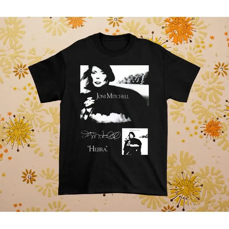 Hejira By Joni Mitchell Cotton S 4Xl Black T Shirt
