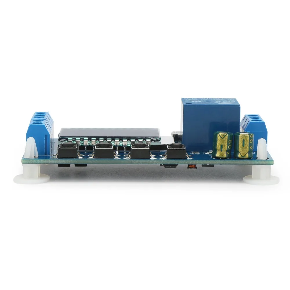 

Copper Time Delay Relay Module DC 6-30V Plastic Trigger Delay Switching Relay Module 5A Blue Delay-off Cycle Timer Electrician