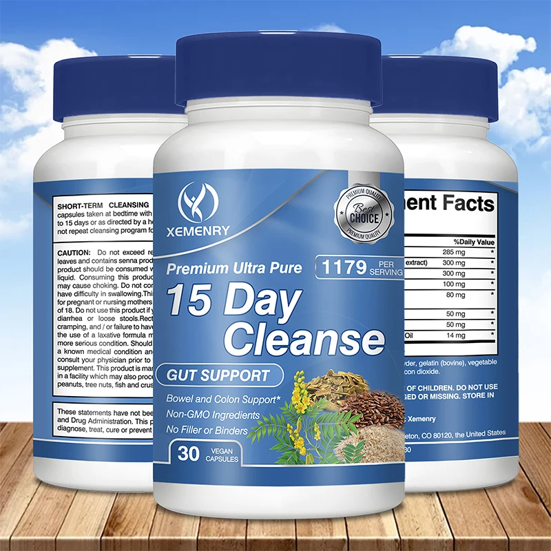 

15 Day Cleanse - Support Digestion, Promote Intestinal Detoxification, Burn Fat, Improve Obesity-prone Physique, Non-GMO