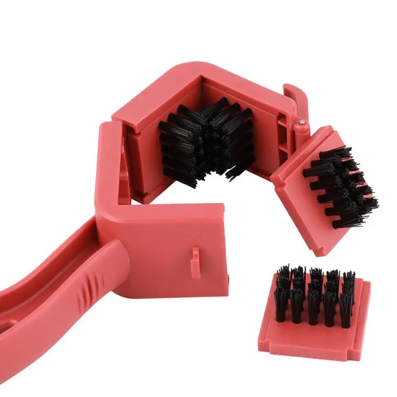 Motorcycle Bicycle Moto Brush Cycling Clean Chain Chain Brush Cleaner ABS Bike Cleaner Outdoor Scrubber Tool for Road Care