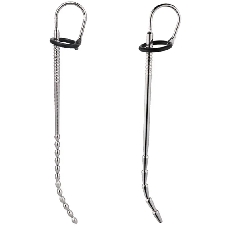 New 270mm Super Long Beaded Urethral Dilator Sounds Penis Plug Insert Sounding Rods Stainless Steel Urethra Beads Sex Toys