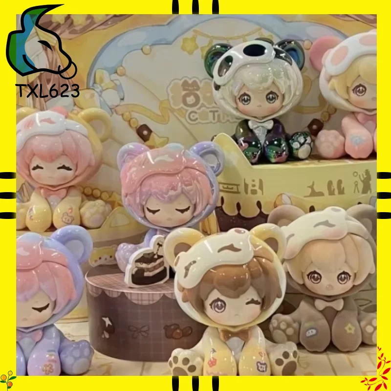 

Soki Bedtime Story Rabbit & Bear Series Blind Box - Mystery Desktop Decoration Collection Toy for Girls Holiday Gift