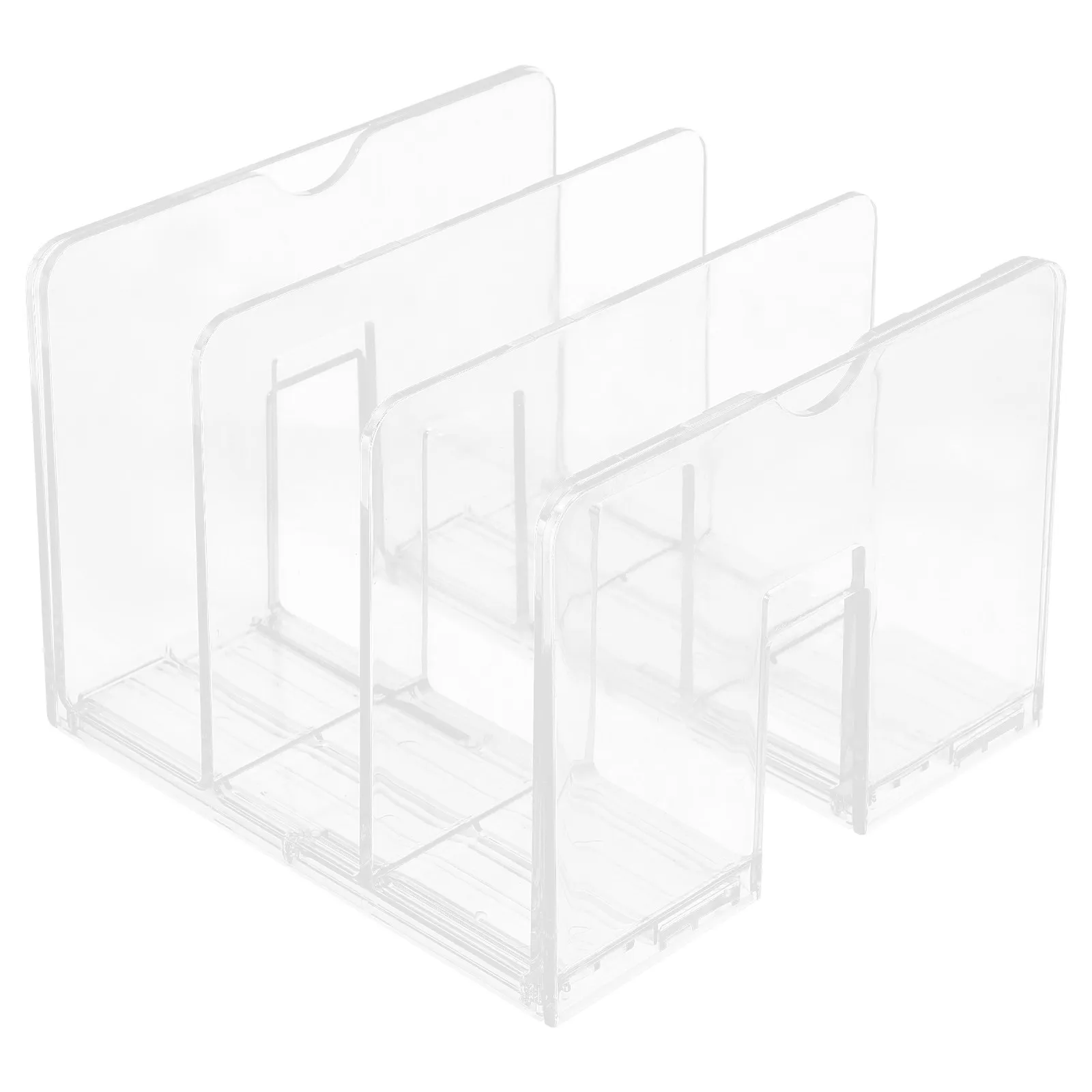 

Прозрачная подставка для книг, утолщенная настольная подставка для файлов, органайзер для документов и книг, вертикальная подставка для книг, офисный органайзер