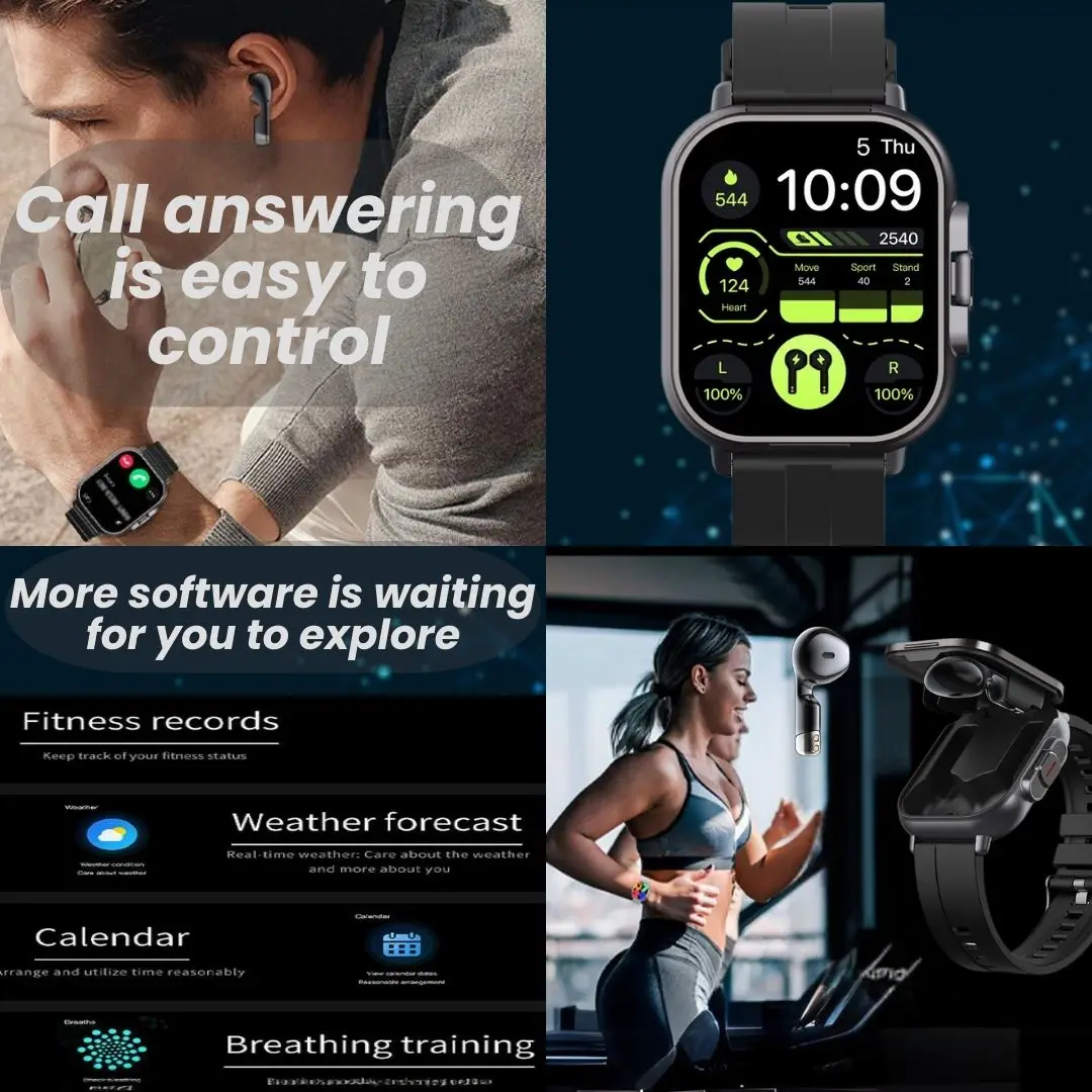 D8 2-In-1 Smartwatch And Earbuds 2