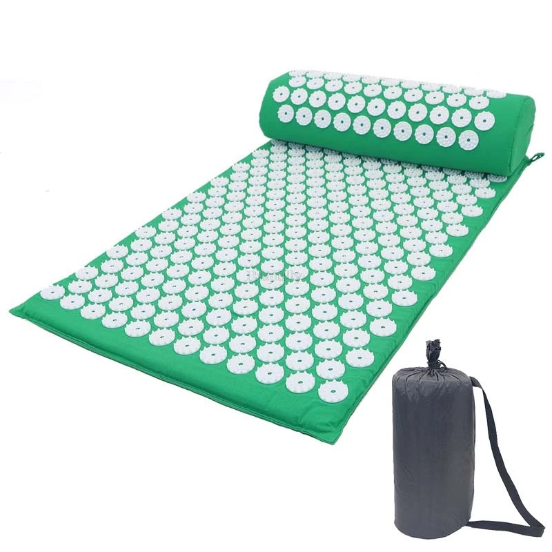 Massage Mat With Needles Head Neck Back Foot Massage Pad Spike Cushion Shakti Mat Pillow Massage & Relaxation b0066