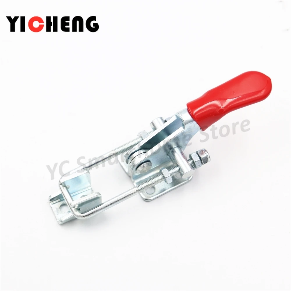 1Pcs Latch-Action Toggle Clamp, Quick Door buckle type tooling welding fixture Woodworking Clamps parallel clamp