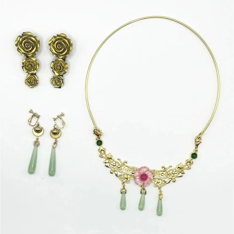 ماوماو تأثيري حلي شعر مستعار أنيمي يوميات الصيدلي فستان وردي المرأة بدلة فاخرة مشبك شعر Kusuriya No Hitorigoto هالوين