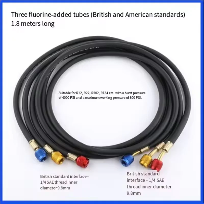 Double British Air Conditioner Fluorine Tube Refrigerant Liquid Tube High Pressure Resistant Refrigerant Tube R22/134a/410