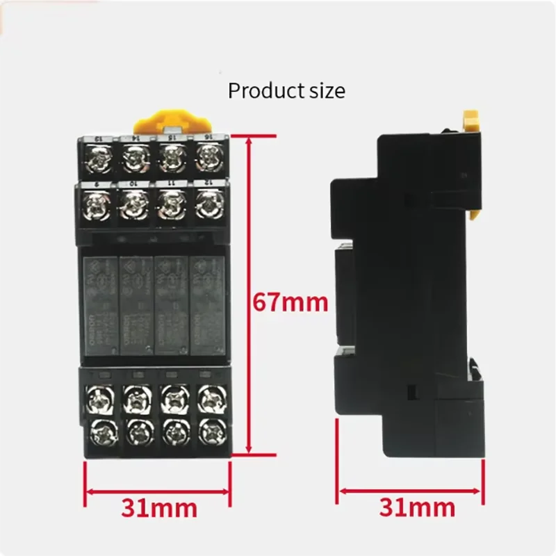 4-channel thin small micro intermediate terminal relay module FY4BN-24VDC PLC amplifier board