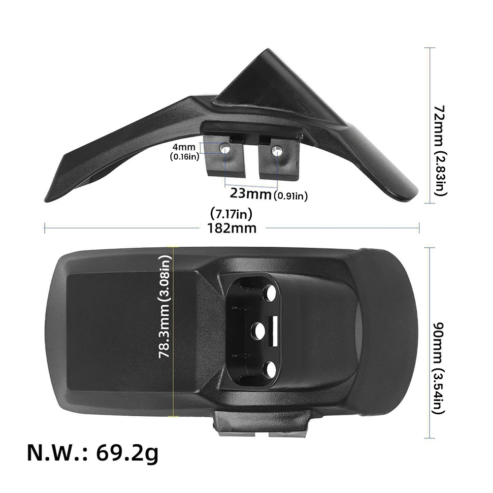 Scooter Splash Guard Dustproof Scooter Rear Fender Lightweight Electric Scooter Mud Guard for Kukirin G2 Pro Accessories