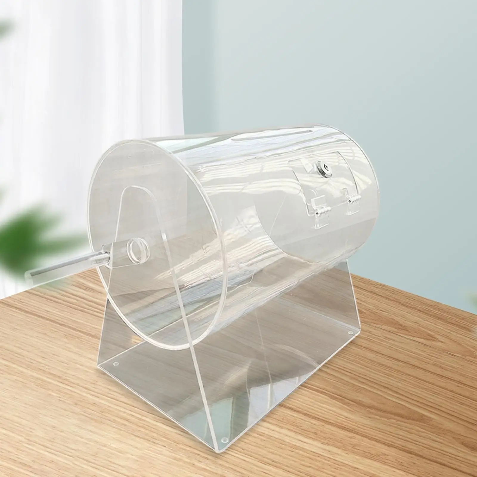 

Raffle Ticket Drum Sports Expert Lottery Games Transparent Raffle Ticket Box