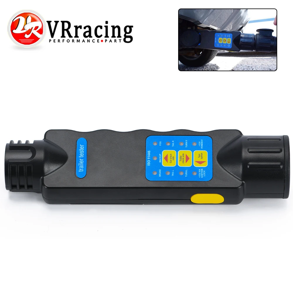 

12V Trailer Socket Tester Towbar Plug Socket Diagnostic Tools 13 Pin Caravan Towing Tow Bar Light Wiring Test Accessories