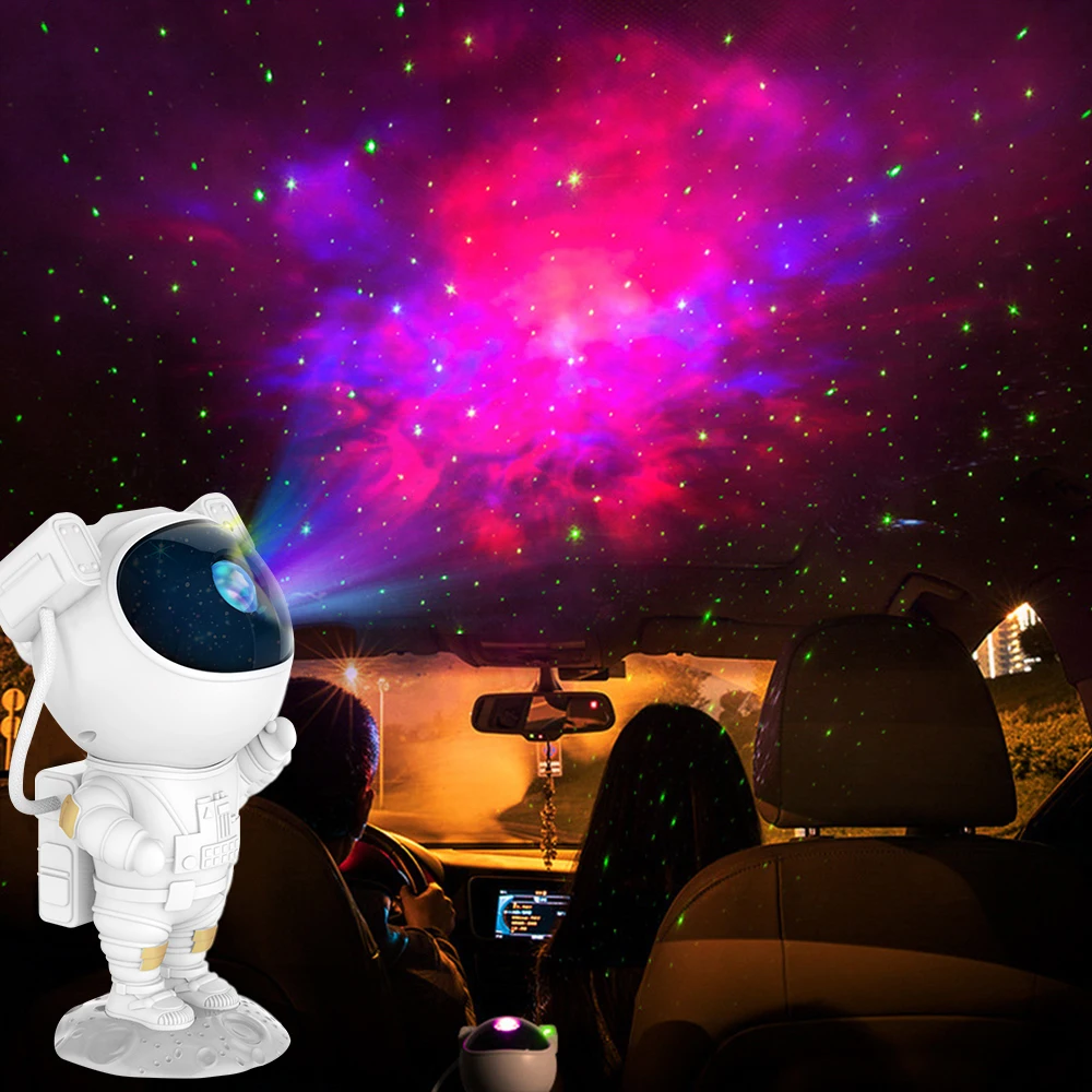 

Kids Star Projector Night Light with Remote Control 360 Adjustable Design Astronaut Nebula Galaxy Lighting for Children Adults