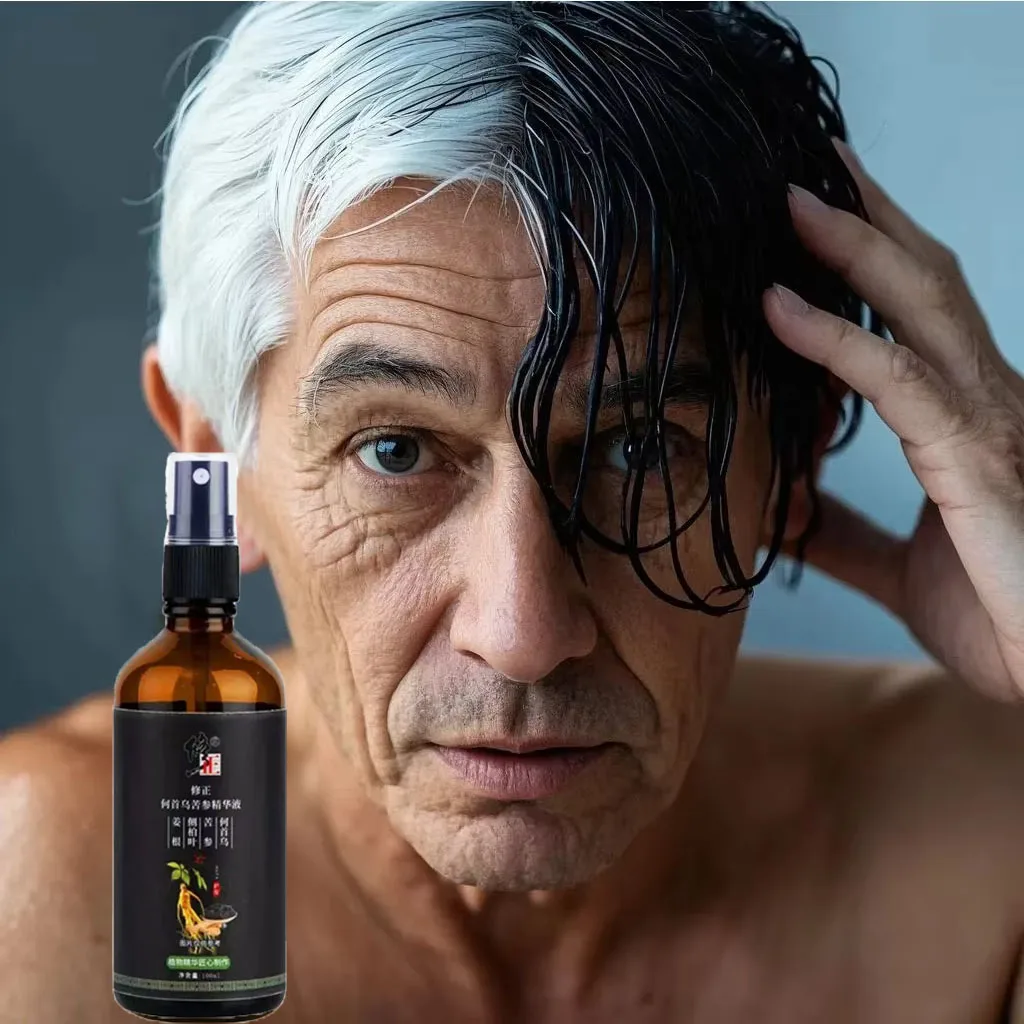 

White hair killer, gray hair remover and herstel de natural hair colour in 7days