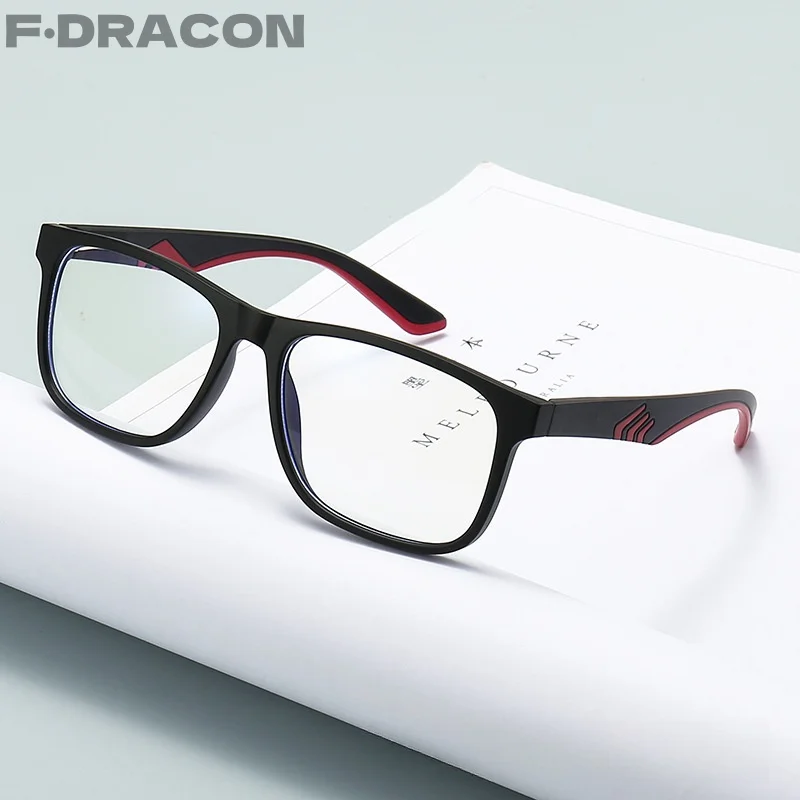 TR90 Glasses Frame Ultra-light Big Face Square Men's Glasses Frame Sports Cycling Optical Prescription Glasses Frame Male 1818