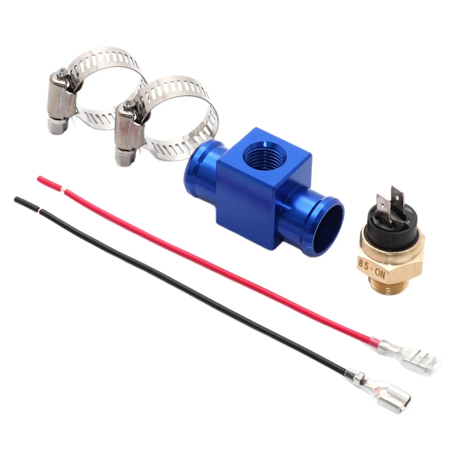 Motorcycle Radiator Fan Thermostat Temperature Switch High Quality Aluminum Alloy for Easy Install Cooling System Parts