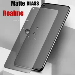 3Pcs Matte Tempered Glass Realme 12 11 10 Pro 9 Plus 9i 8 8i 7i C67 C51 C55 C35 C33 C30 C30s C25 C25s C25y C21y Screen Protector