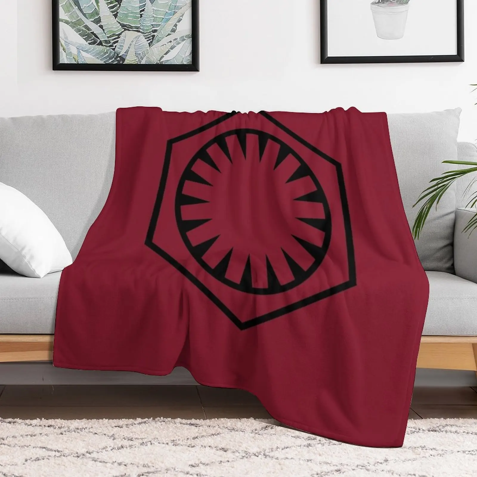 First Order Logo Throw Blanket Beach Bed linens Hair Blankets