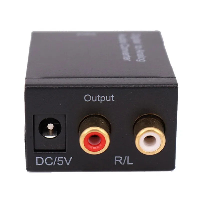 Digital To Analog Audio Converter 3 5mm Suitable For TV Audio Digital Coaxial Fiber Optic Analog Output Converter