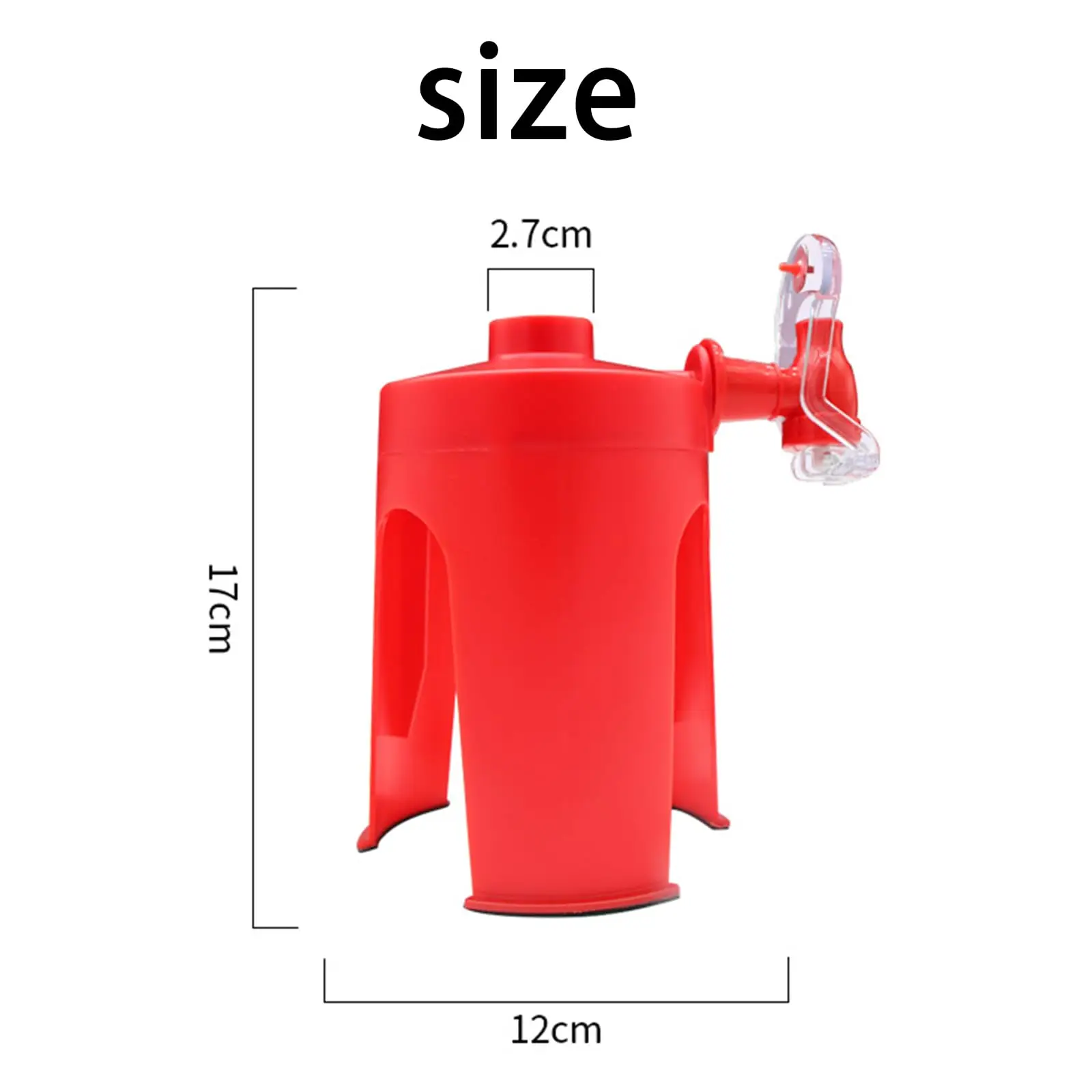 Inverted Soda Dispenser Hand Pressure Drink Dispenser Upside Down Drinking Fountains Touchless Carbonated Beverage Dispenser