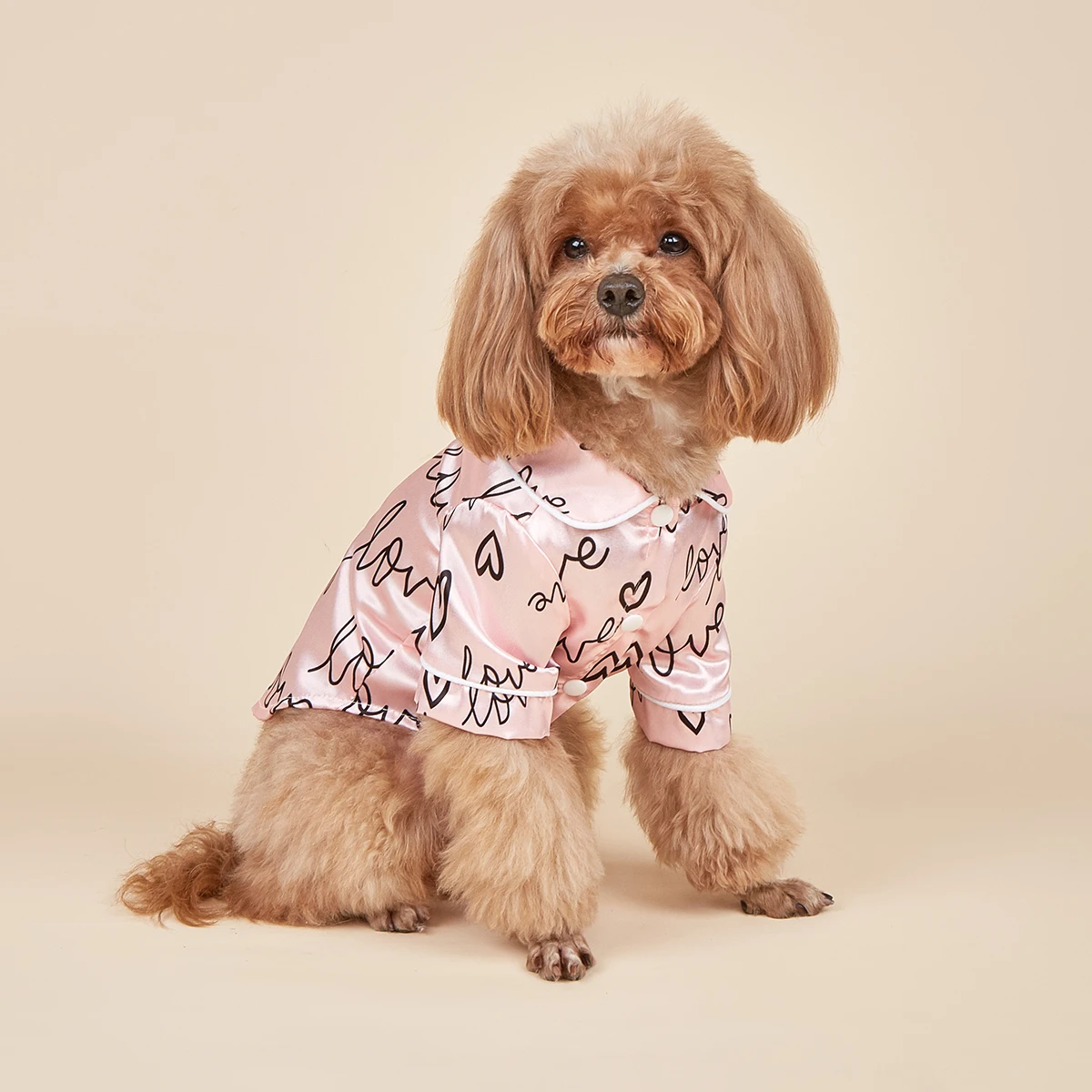 Dog Heart Pattern Shirts Soft and comfortable Dog Shirt Pajamas Pets Clothes for Small Dogs Cats