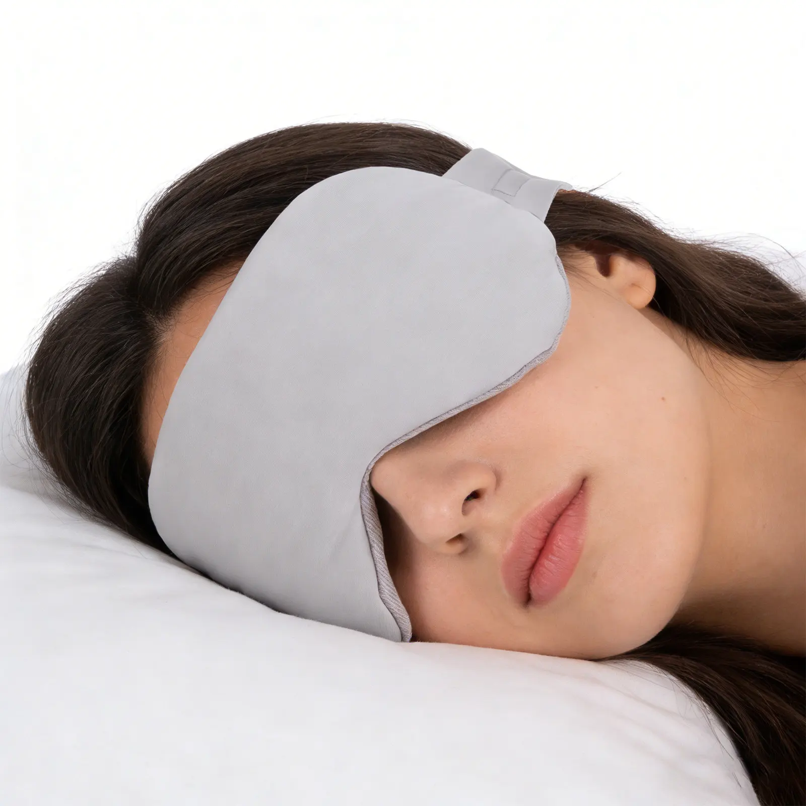Ultra-Dark Light Blocking Sleep Mask Ice Silk Ear Muff Design for Hot Sleepers Women Men Cooling Travel-Friendly Noise Reducing