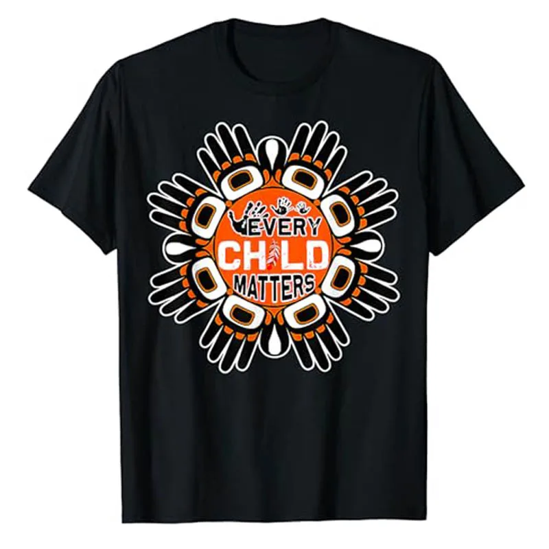 Every Child in Matters Orange Day Encourage Kindness Equality Unity T-Shirt in October We Wear Orange Graphic Tee Be Kind Outfit