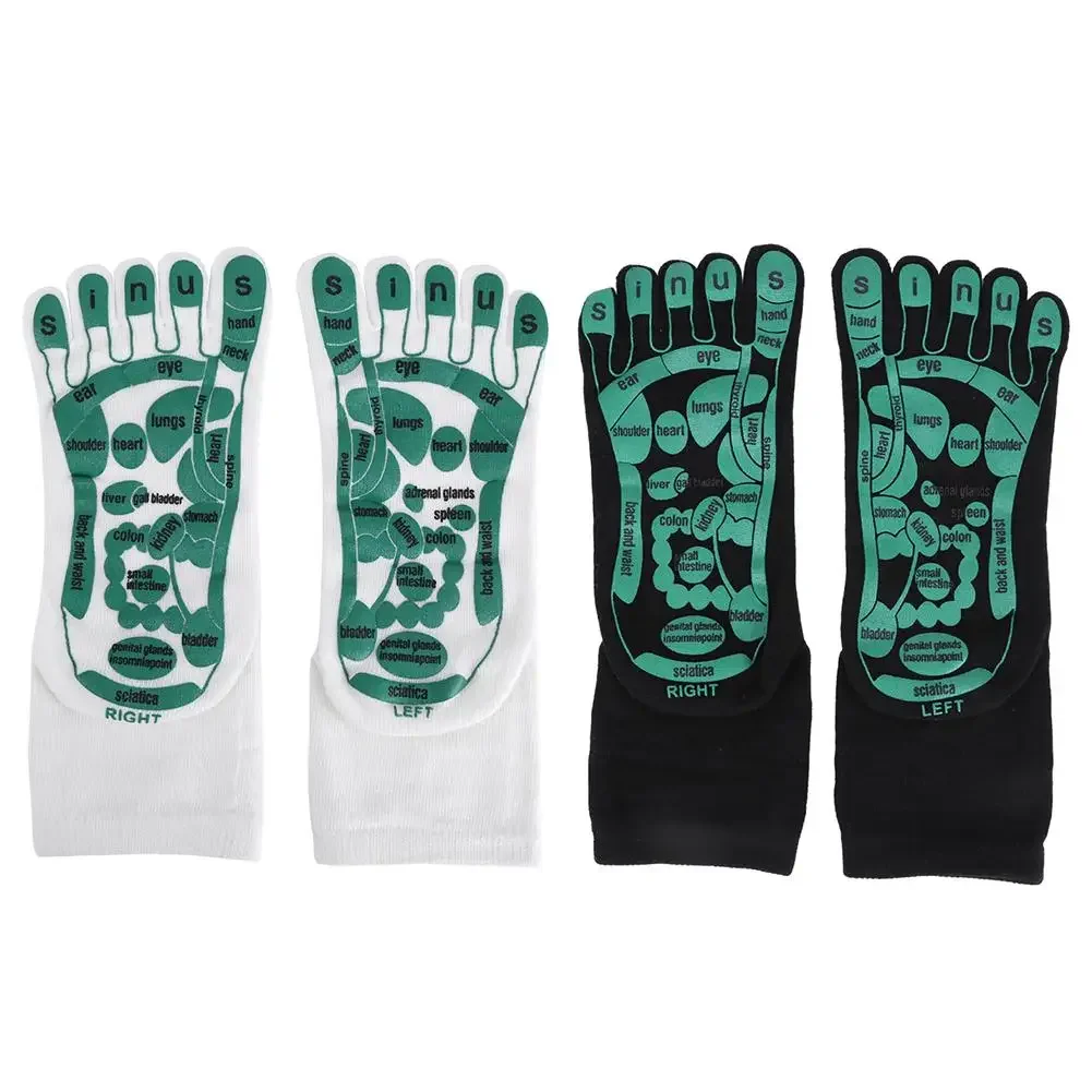 Foot Massage Socks Acupressure Reflexology Socks and Gloves Foot Massage Foot Point Diagram Acupoint Socks With Massage Sticks