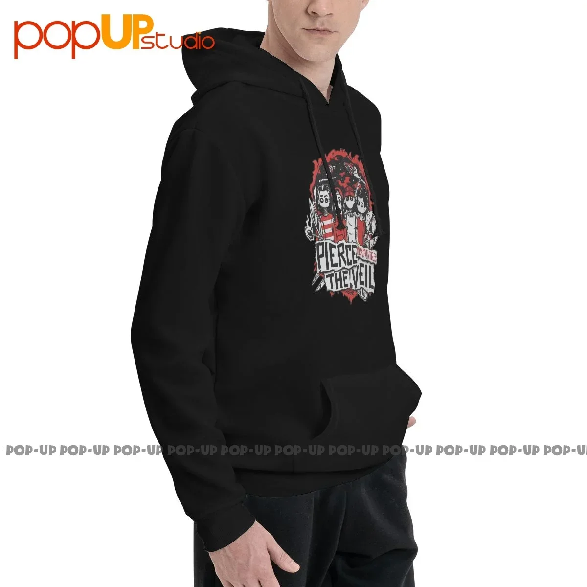 Pierce The Veil Mis Adventure 2016 Tour Hoodie Sweatshirts Hoodies Cute Unique Splicing Comfortable
