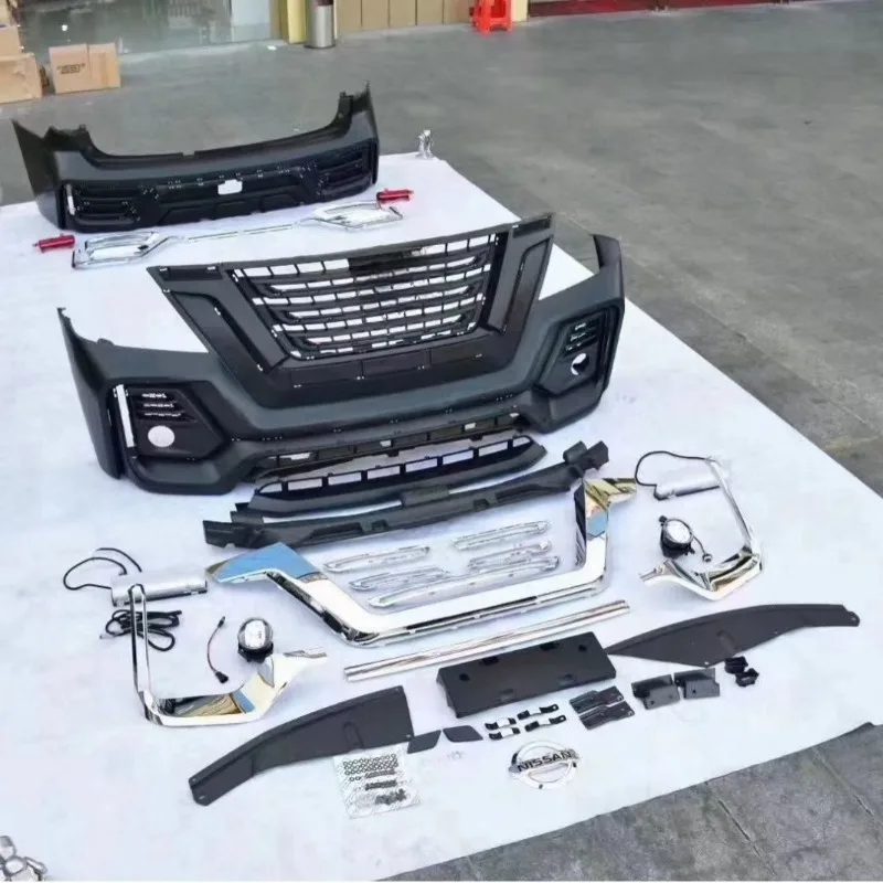 Large enclosed front bar and rear bar for car modification