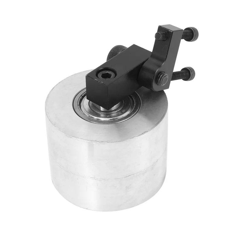 ABPQ-2X Smerigliatrice a nastro Ruotaφ68x50mm Lega di alluminio 6301 Cuscinetto Ruota motrice per levigatrice Lavorazione del legno Strumento fai da te