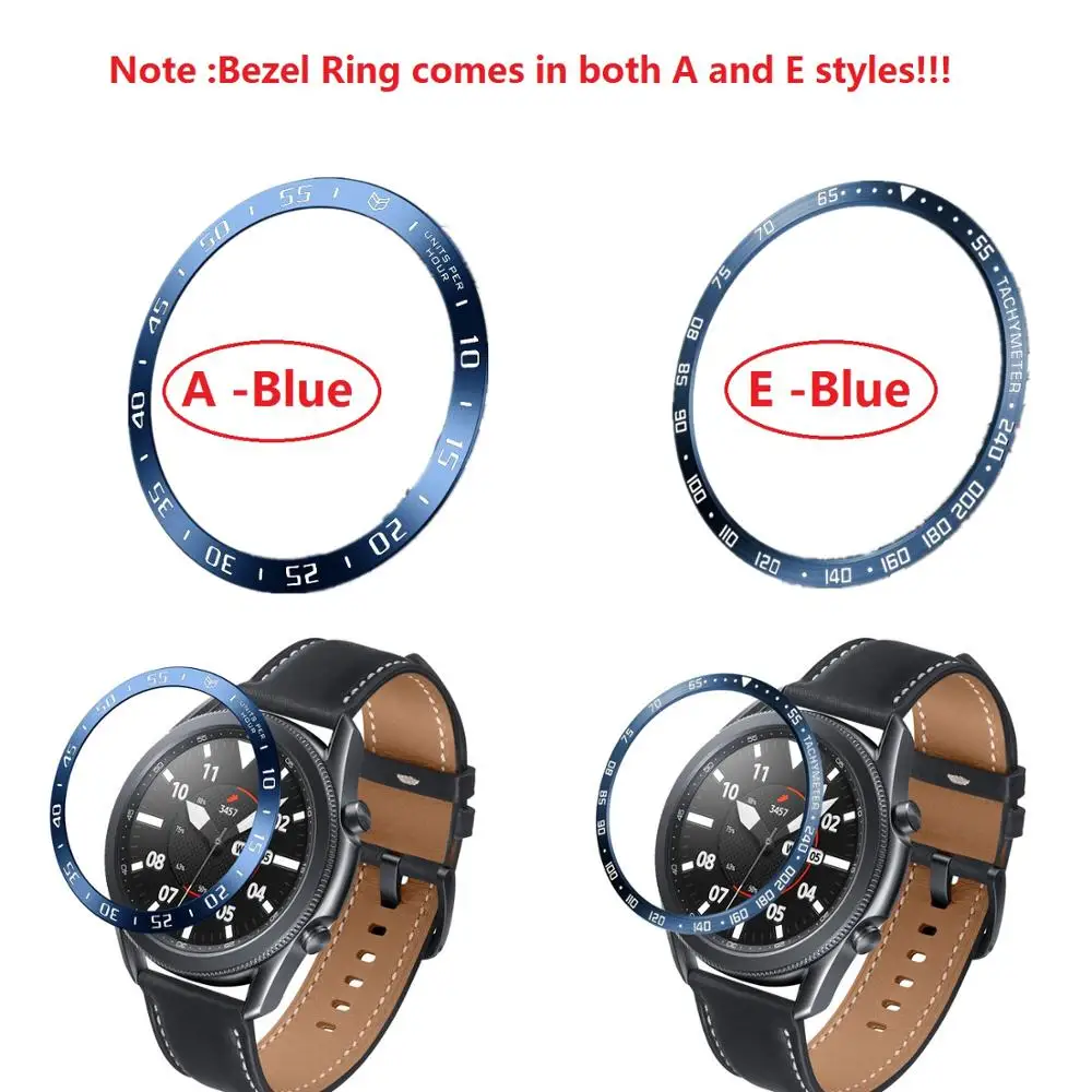 Bezel Ring + Case For Samsung Galaxy Watch4 Classic 42mm 46mm TPU Protector Cover Decorative Frame 2in1 For Watch3 41mm 45mm New