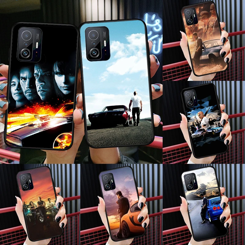 Fast and Furious For POCO X5 X4 X3 F5 Pro M4 M5s F3 F4 GT C40 Phone Case For Xiaomi 12T 11T 13 Pro 12 Lite