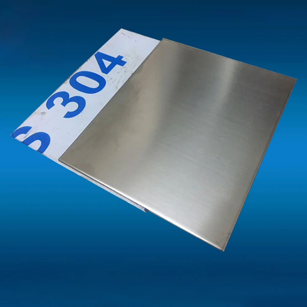 Placa Cuadrada de Acero Inoxidable 304 de 1.2mm de Espesor, 50x50, 100x50, 100x100, 150x150, 200x100, 200x200, 250x250, 300x300, 350x350mm