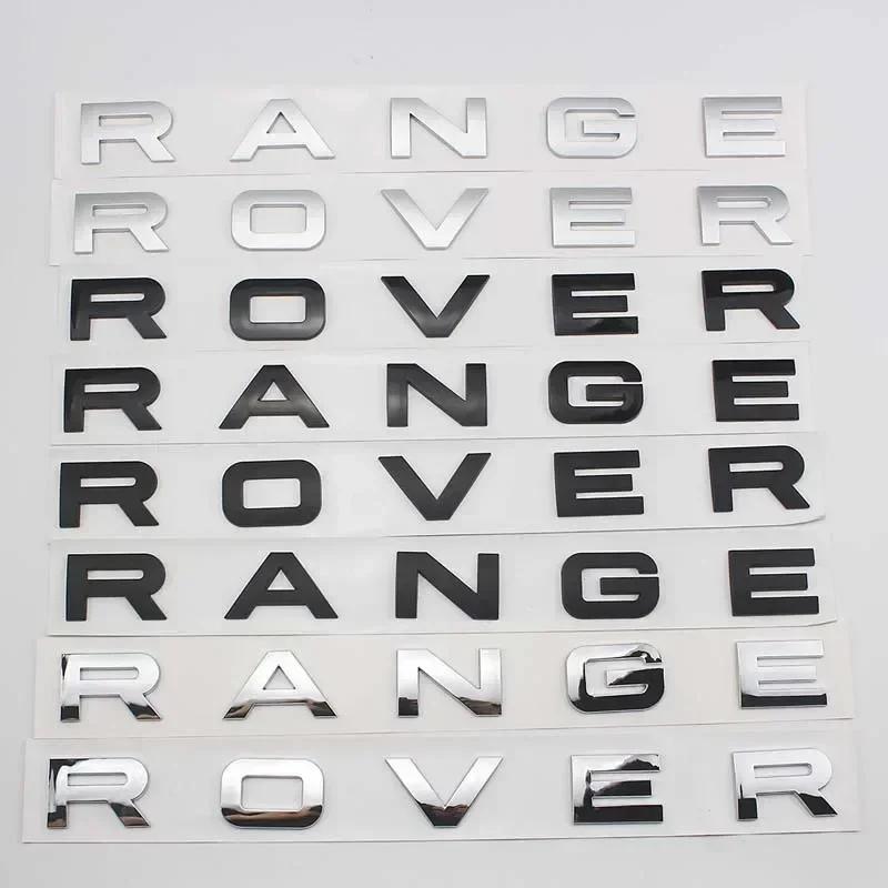 3d Car Trunk Badge Front Hood Bonnet Emblem For Logo Range Rover Sport Evoque Letters Sticker L320 L322 L494 L405 Accessories