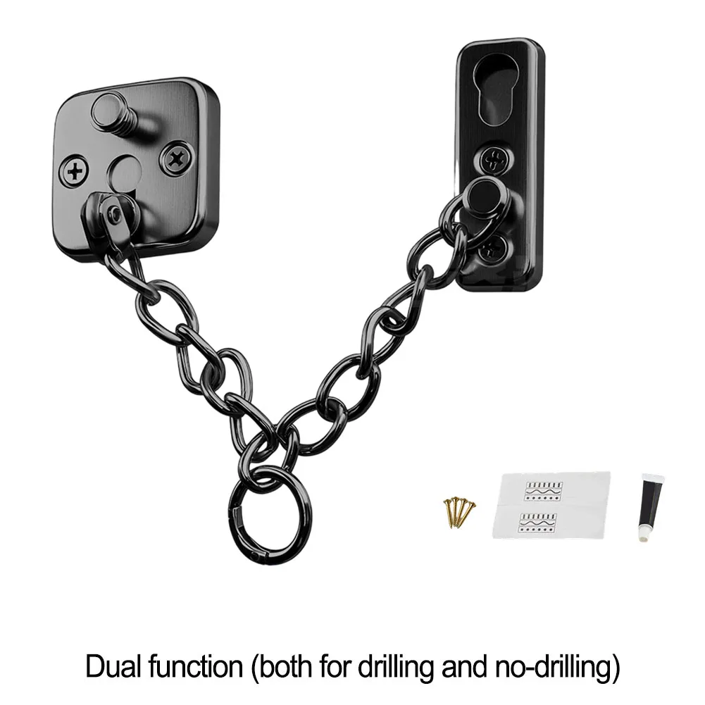 Visitor Security System Stainless Steel Door Lock Home Safety Stucco Corners Protection Forced Entry Resistance