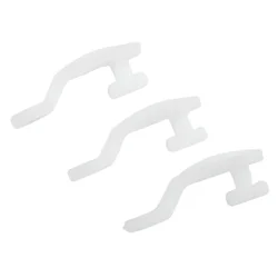 Curtain Hooks Curtain Gliding Hook 50pcs/pack Curtain Track Gliders Curtain Track Rail Gliders Plastic Durable