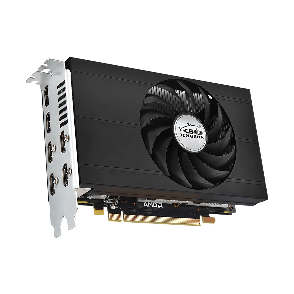 6 * بطاقة فيديو JINGSHA متوافقة مع HDMI AMD RX 580 8GB 256Bit 2048SP GDDR5 بطاقات الرسومات لـ AMD Radeon RX 580 Serie PCI-E 3.0 16X