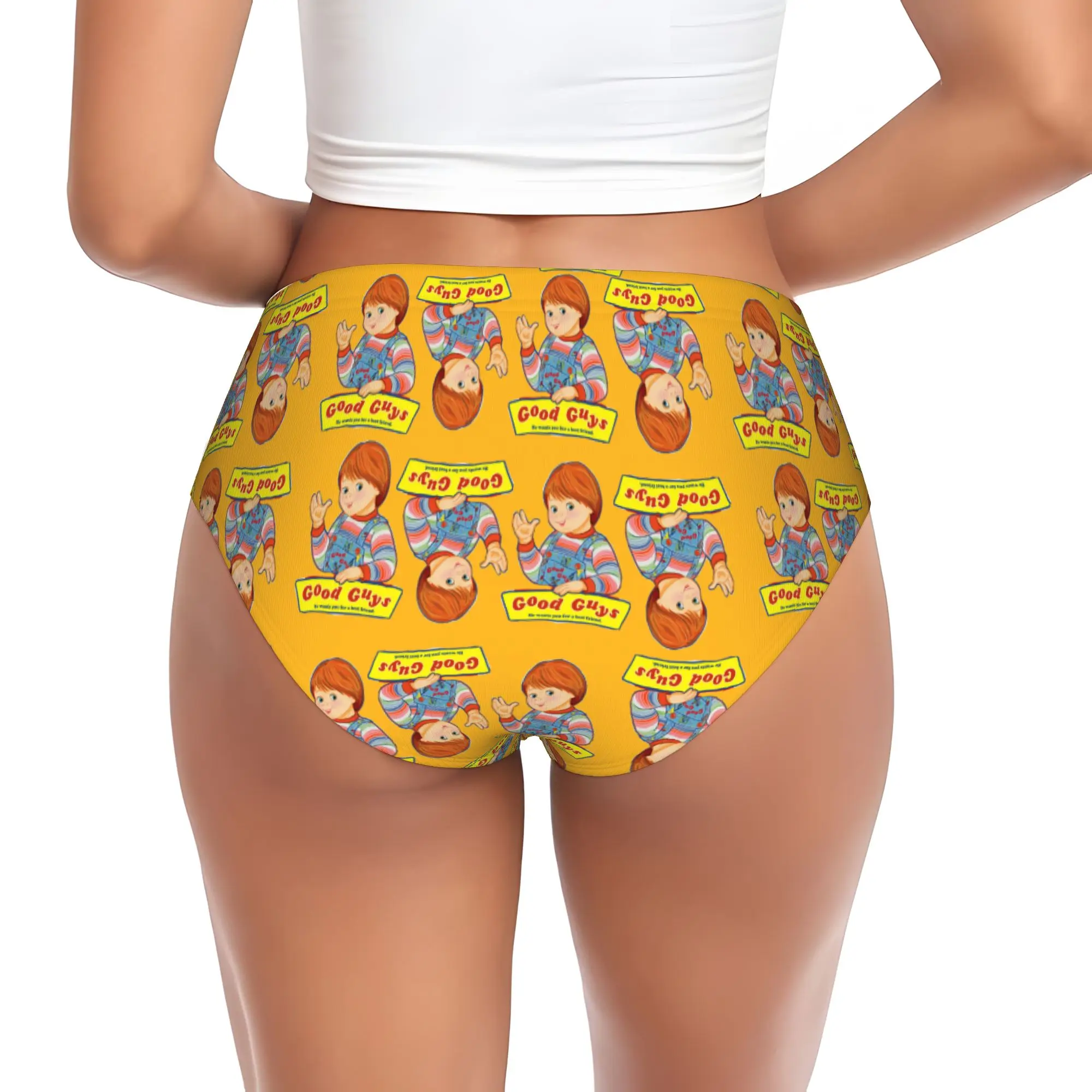 Custom Child's Play Good Guys Briefs Underwear Women's Comfortable Stretch  Panties