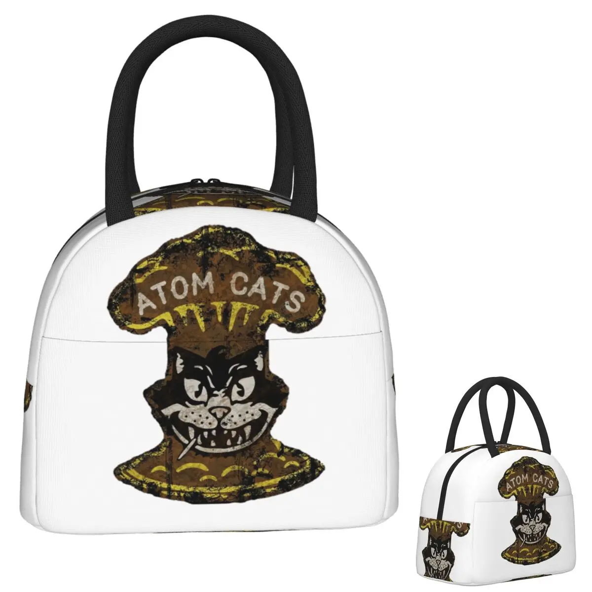 أتوم القطط أكياس الغداء معزول بينتو صندوق المحمولة حقيبة الغداء قابلة لإعادة الاستخدام نزهة أكياس حقيبة حرارية للمرأة الأطفال مكتب #1