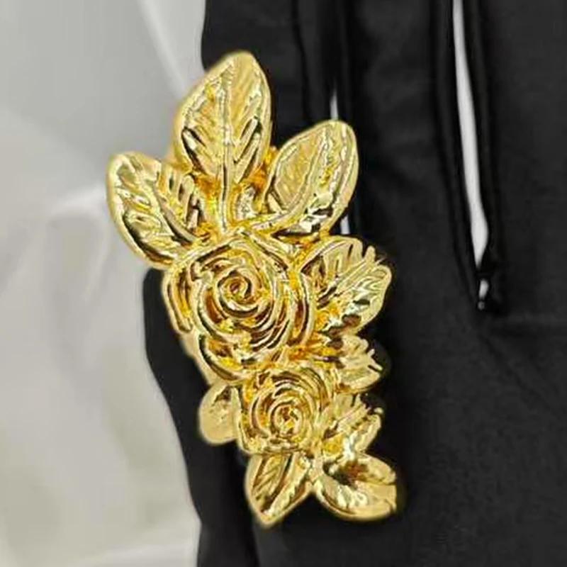 

New Stainless Steel Irregular Geometric Rings For Women Gold Color Texture Couple Wedding Ring Trendy Elegant Aesthetic Jewelry