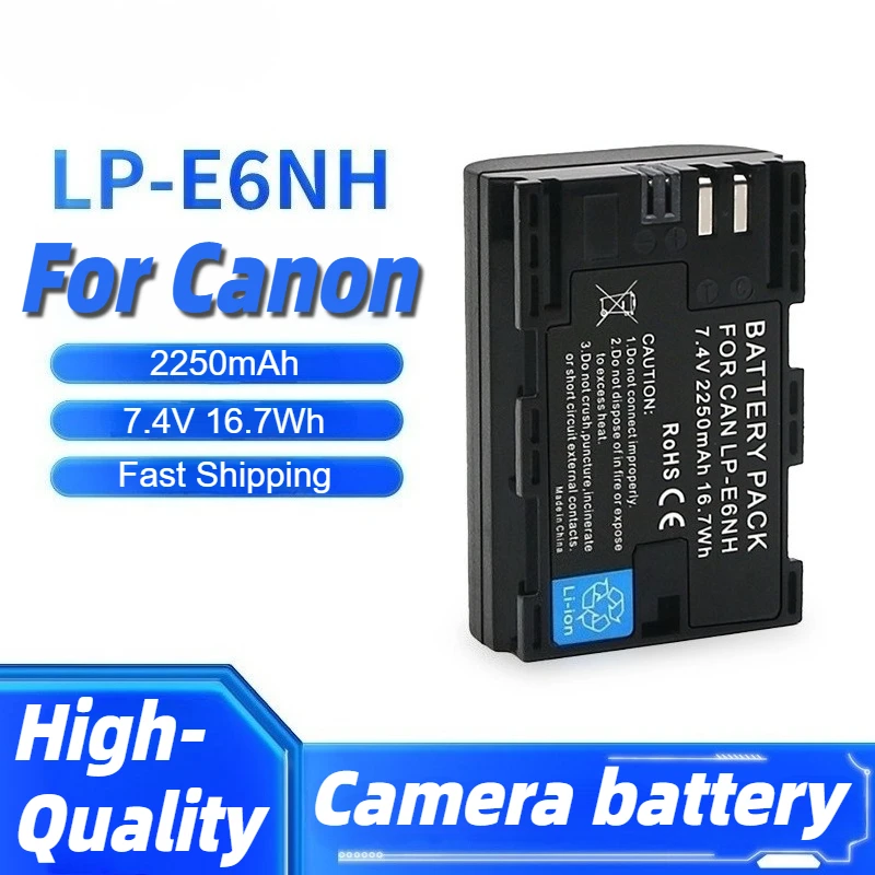 NP-FZ100 LP-E6NH EN-EL15C EN-EL15 Battery For Sony ZV-E1, FX3, FX30,A6700 For Canon EOS R R5 R6 60D 70D 80D For Nikon Z5,Z6 ,Z7