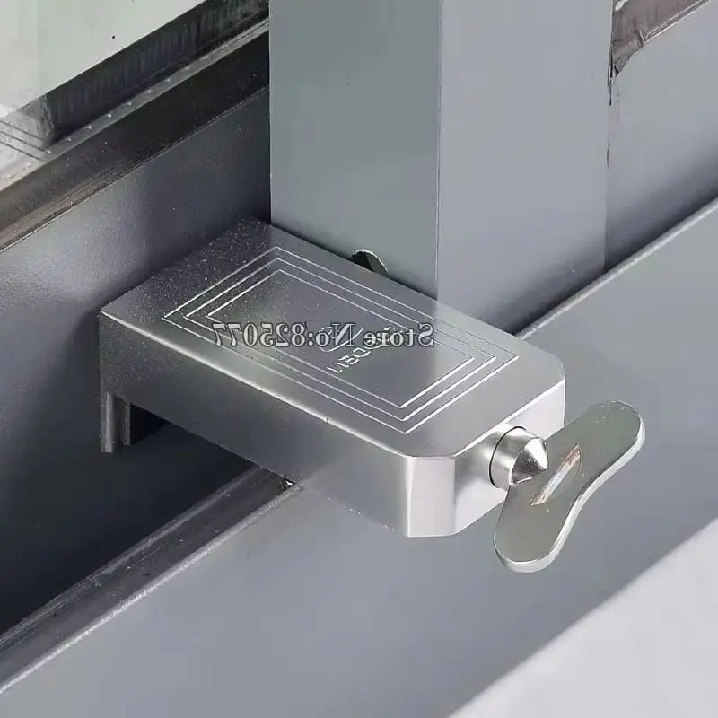 1PCS Solid Zinc Alloy Sliding Door Window Locks Adjustable Latch Security Anti-theft Prevent Child Open Window Safety Limit Lock