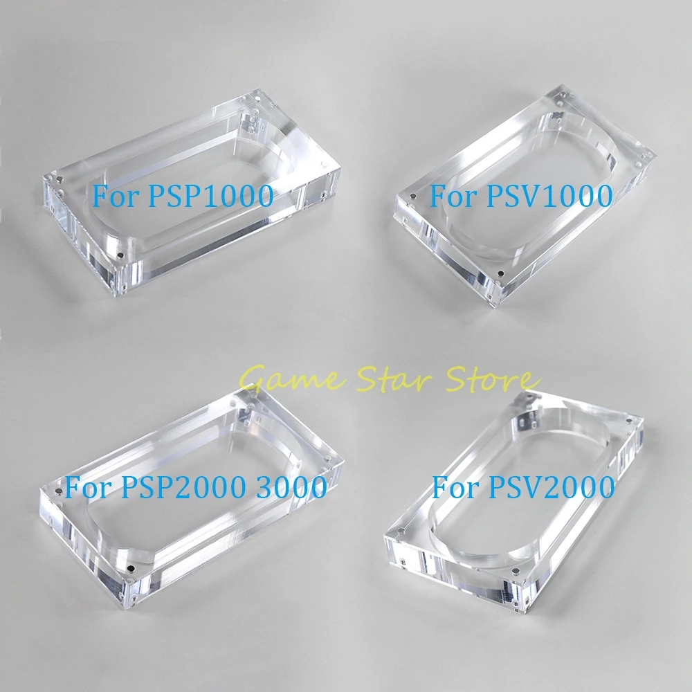 1pc-透明アクリルケース-psp1000-psp2000-psp3000-ゲームコンソール磁気蓋ディスプレイケース収納ボックス-psv1000-psv2000
