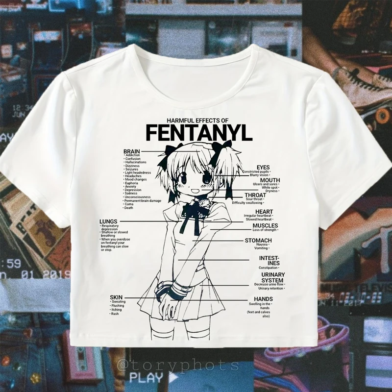 

Graphic Sweet Funny Y2K Cool Qi hottie T Shirt Crop Top Women Shirt Cropped Sexy slimming Top Tee Female Gothic tops EMO