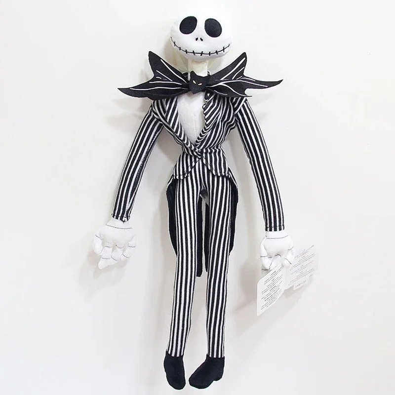 50cm pesadilla antes de Navidad Jack Skellington juguetes de peluche muñeca esqueleto Jake juguetes de peluche para niños regalos